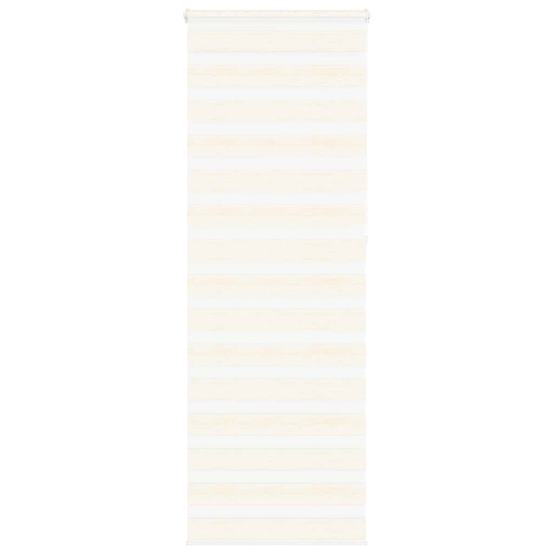 Vidaxl Zebra Roller Blind 85x230 cm Larghezza tessuto 80,9 cm Marmerbeige