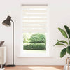 Vidaxl Zebra Roller Blind 95x230 cm Larghezza tessuto 90,9 cm Marmerbeige
