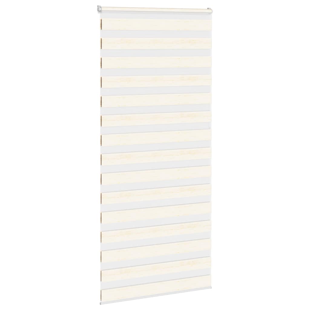 Vidaxl Zebra Roller Blind 100x230 CM Fabric Ancho 95.9 cm Marmerbeige