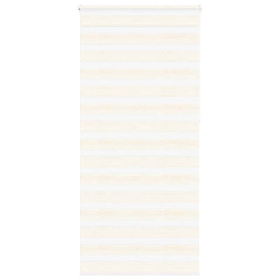 Vidaxl Zebra Roller Blind 110x230 cm Larghezza tessuto 105,9 cm Marmerbeige
