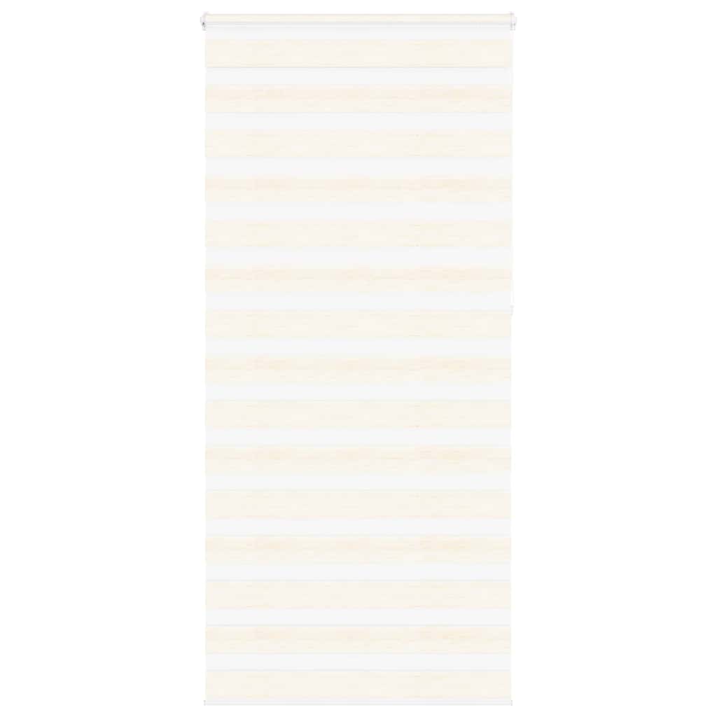 Vidaxl Zebra Roller Blind 110x230 cm Larghezza tessuto 105,9 cm Marmerbeige