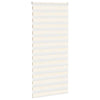 Vidaxl Zebra Roller Blind 110x230 cm Larghezza tessuto 105,9 cm Marmerbeige