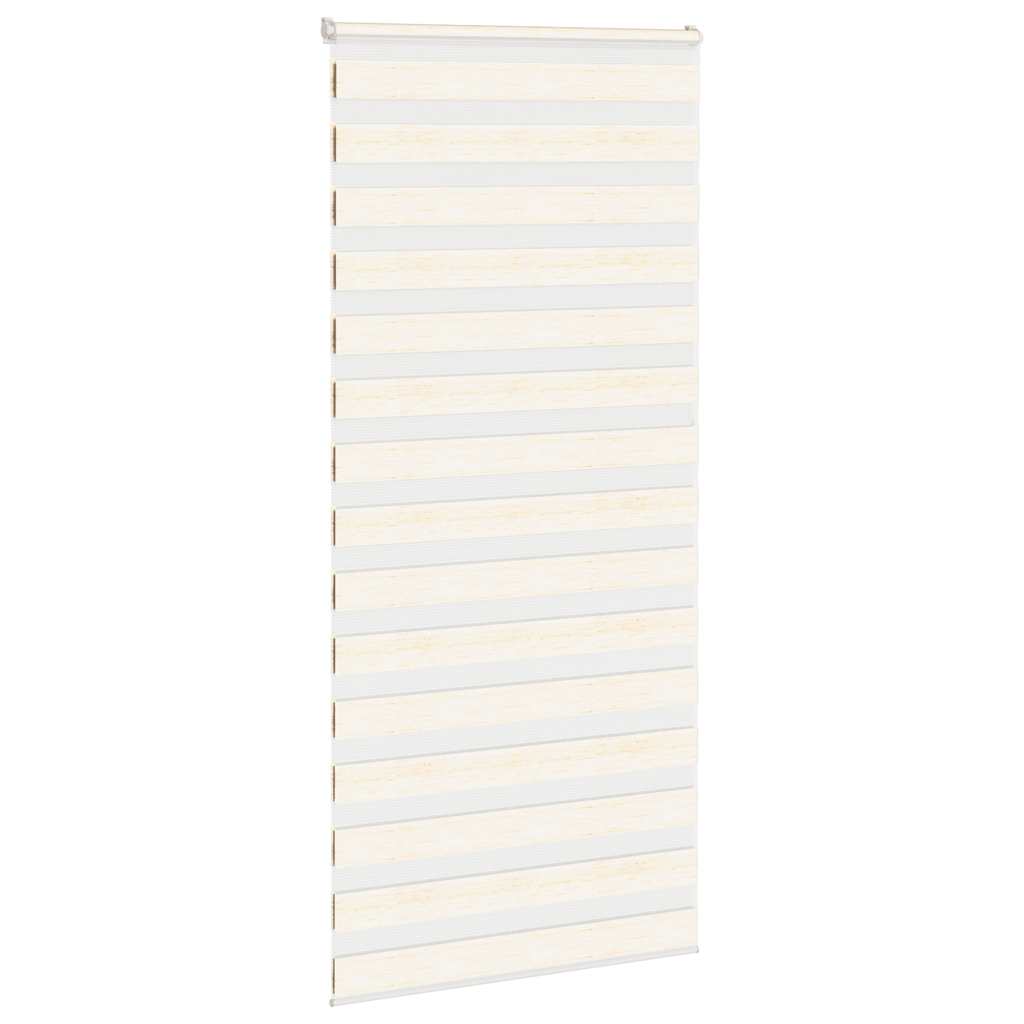Vidaxl Zebra Roller Blind 110x230 cm Larghezza tessuto 105,9 cm Marmerbeige