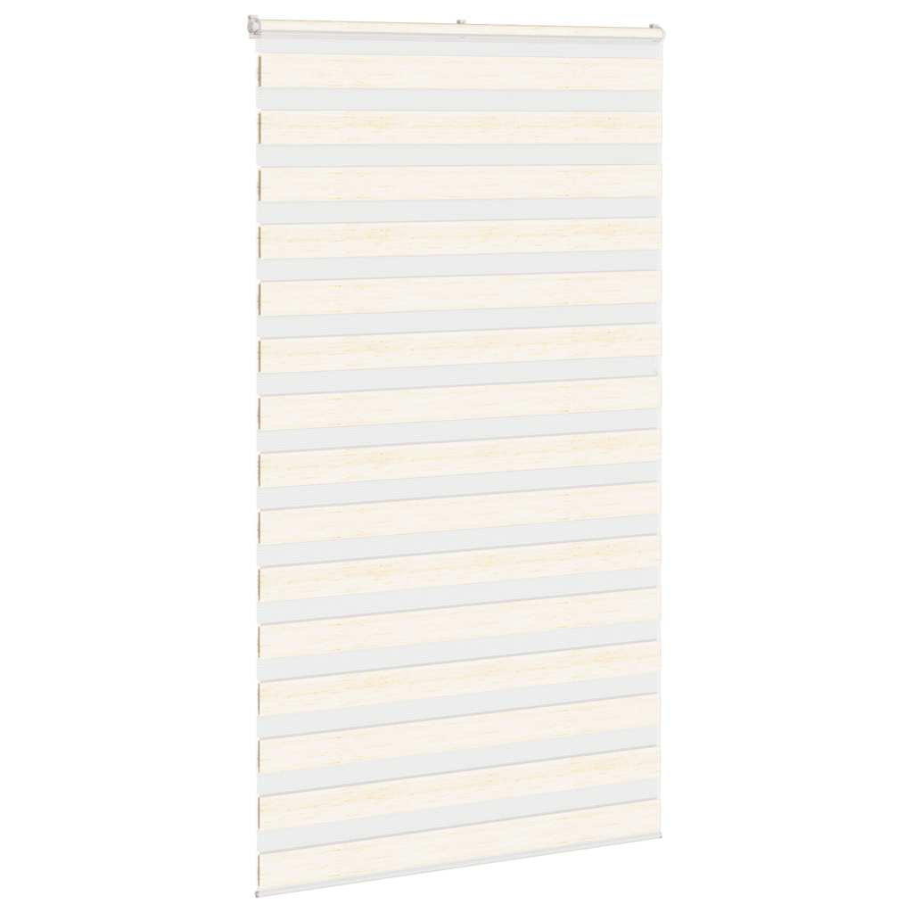 Vidaxl Zebra Roller Blind 135x230 cm Larghezza tessuto 130,9 cm Marmerbeige