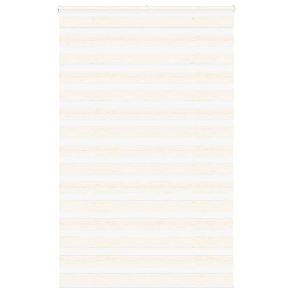 Vidaxl Zebra Roller Blind 140x230 cm Larghezza tessuto 135,9 cm Marmerbeige