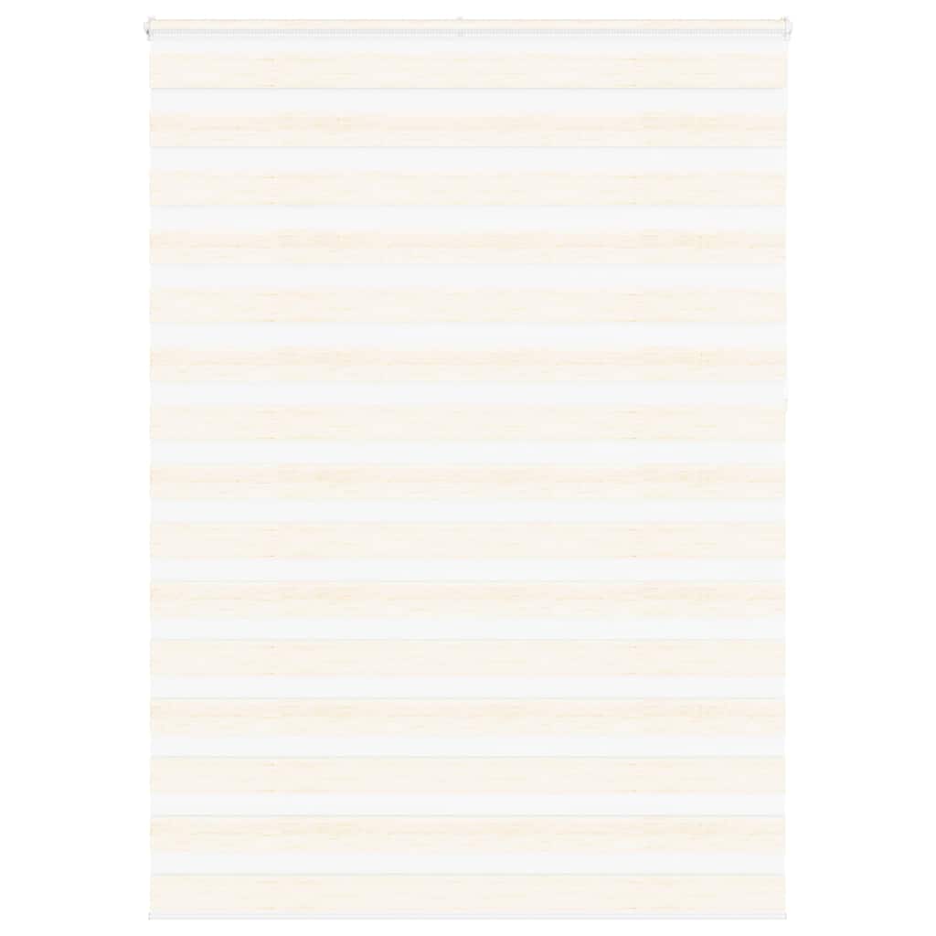 VidaXL tenda zebrata marmo beige 165x230 cm larghezza tessuto 160,9 cm poliestere