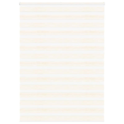 VidaXL tenda zebrata marmo beige 165x230 cm larghezza tessuto 160,9 cm poliestere