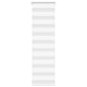 Vidaxl zebra rullo cieco 45x100 cm di larghezza di polvere 40,9 cm in poliestere bianco