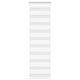Vidaxl Zebra roller blind 50x100 cm dust width 45.9 cm polyester white