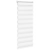 Vidaxl zebra rolgordijn 60x100 cm stofbreedte 55,9 cm polyester wit