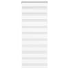 Vidaxl Zebra Roller Blind 65x100 cm Larghezza polvere 60,9 cm Polyester White