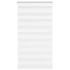 VidaXL estor cebra 70x100 cm tela ancho 65,9 cm poliéster blanco
