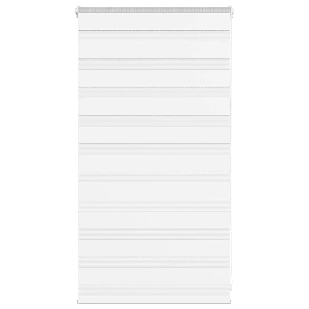 VidaXL estor cebra 70x100 cm tela ancho 65,9 cm poliéster blanco