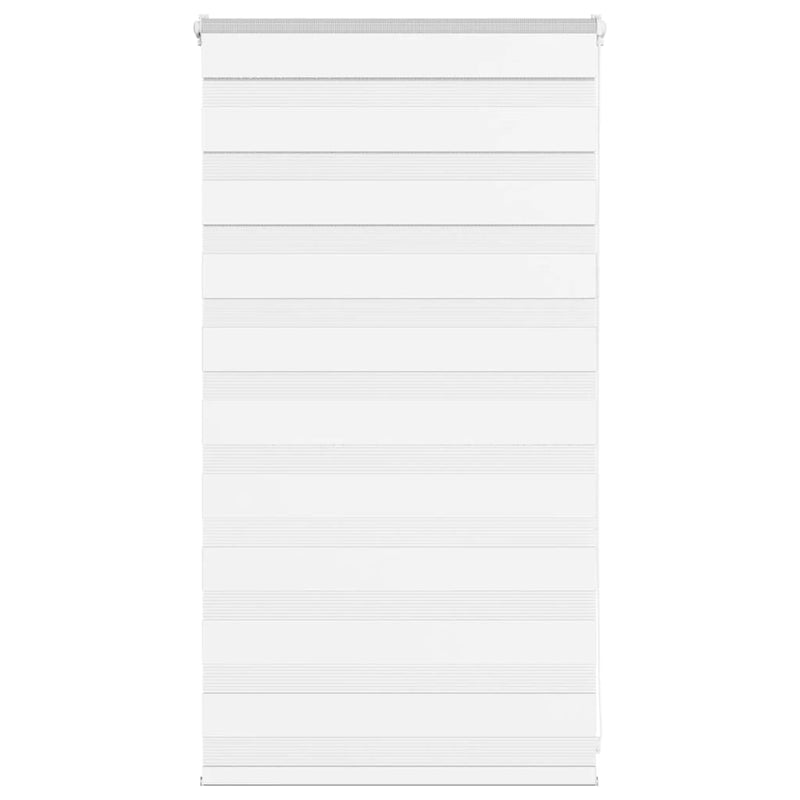 VidaXL estor cebra 70x100 cm tela ancho 65,9 cm poliéster blanco