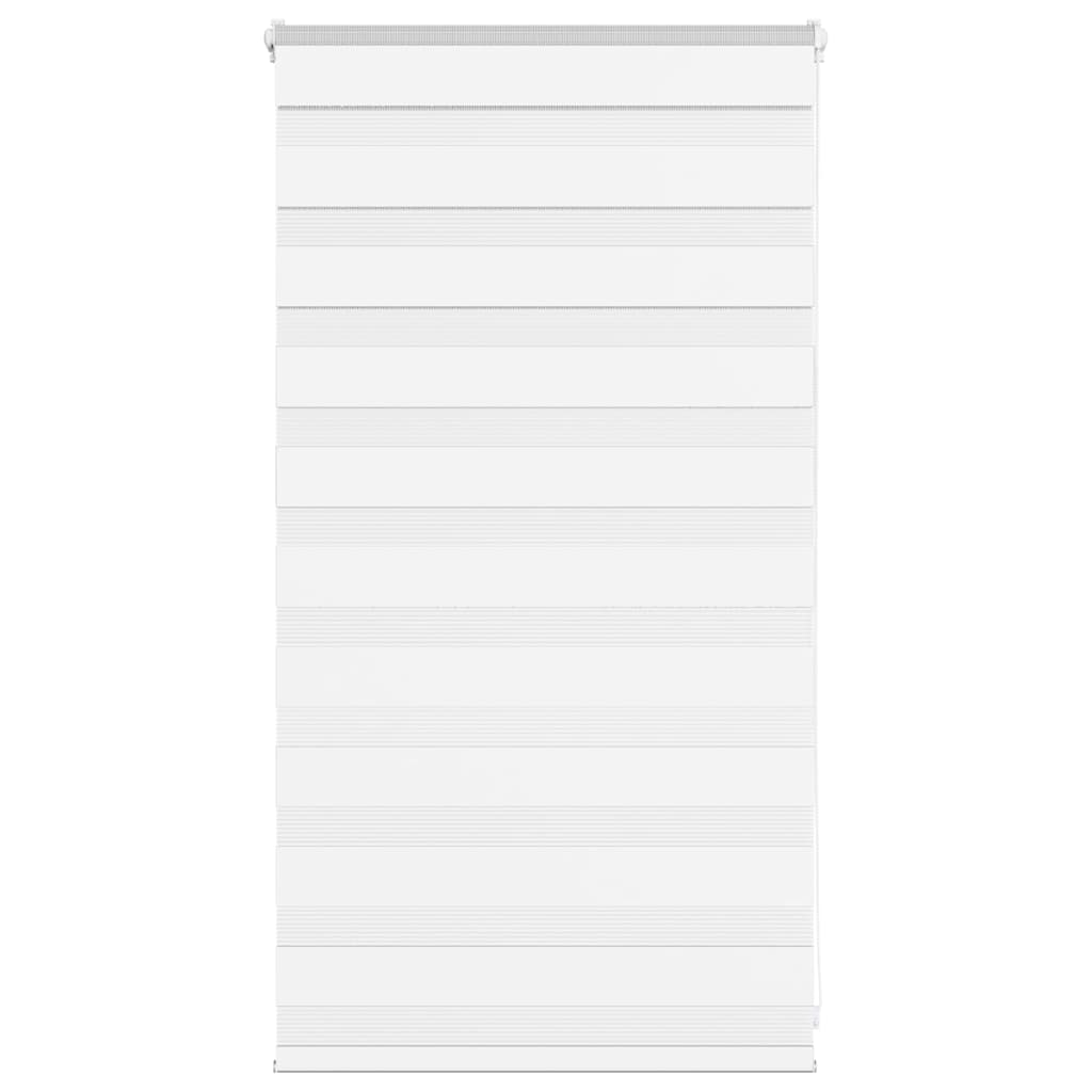 Vidaxl zebra blind 75x100 cm stofbreedte 70,9 cm polyester wit
