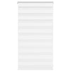 VidaXL estor cebra 75x100 cm tela ancho 70,9 cm poliéster blanco