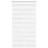 VidaXL estor cebra 90x100 cm tela ancho 85,9 cm poliéster blanco