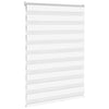 Tenda zebrata VidaXL 95x100 cm larghezza tessuto 90,9 cm poliestere bianco