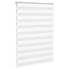 Tenda zebrata VidaXL 110x100 cm larghezza tessuto 105,9 cm poliestere bianco