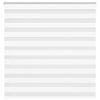 VidaXL estor cebra 140x100 cm tela ancho 135,9 cm poliéster blanco