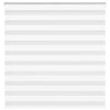 VidaXL estor cebra 145x100 cm tela ancho 140,9 cm poliéster blanco
