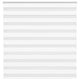 VidaXL estor cebra 145x100 cm tela ancho 140,9 cm poliéster blanco
