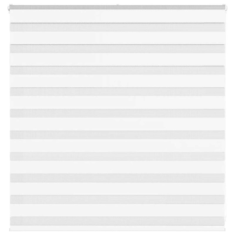 VidaXL estor cebra 150x100 cm tela ancho 145,9 cm poliéster blanco