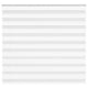 VidaXL estor cebra 155x100 cm tela ancho 150,9 cm poliéster blanco