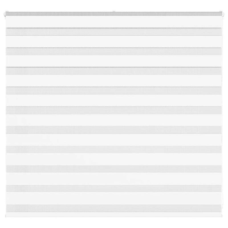 VidaXL estor cebra 155x100 cm tela ancho 150,9 cm poliéster blanco