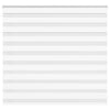 VidaXL estor cebra 160x100 cm tela ancho 155,9 cm poliéster blanco