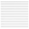 VidaXL estor cebra 165x100 cm tela ancho 160,9 cm poliéster blanco