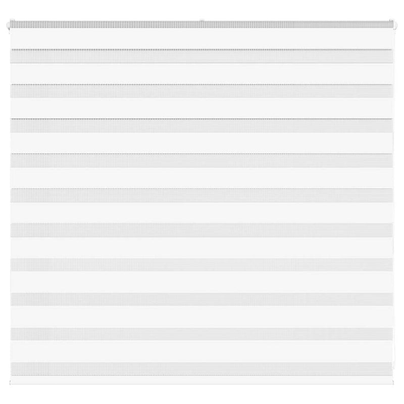 VidaXL estor cebra 165x100 cm tela ancho 160,9 cm poliéster blanco