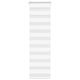 Vidaxl Zebra Roller Blind 45x150 cm Larghezza polvere 40,9 cm Polyester White