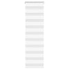 Vidaxl Zebra Roller Blind 45x150 cm Larghezza polvere 40,9 cm Polyester White