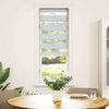 Vidaxl Zebra Roller Blind 45x150 cm Larghezza polvere 40,9 cm Polyester White