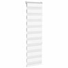 Vidaxl Zebra Roller Blind 45x150 cm Larghezza polvere 40,9 cm Polyester White