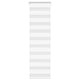 Vidaxl Zebra Roller Blind 50x150 cm ancho de polvo 45.9 cm de poliéster blanco