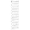 Vidaxl zebra rolgordijn 50x150 cm stofbreedte 45,9cm polyester wit