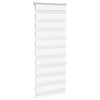 Vidaxl zebra rolgordijn 60x150 cm stofbreedte 55,9 cm polyester wit