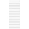 Vidaxl Zebra Roller Blind 65x150 cm ancho de polvo de 60,9 cm de poliéster blanco