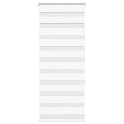 Vidaxl Zebra Roller Blind 65x150 cm Larghezza polvere 60,9 cm Polyester White