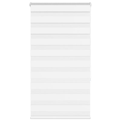 Vidaxl zebra rullo cieco 75x150 cm Larghezza polvere 70,9 cm Polyester White