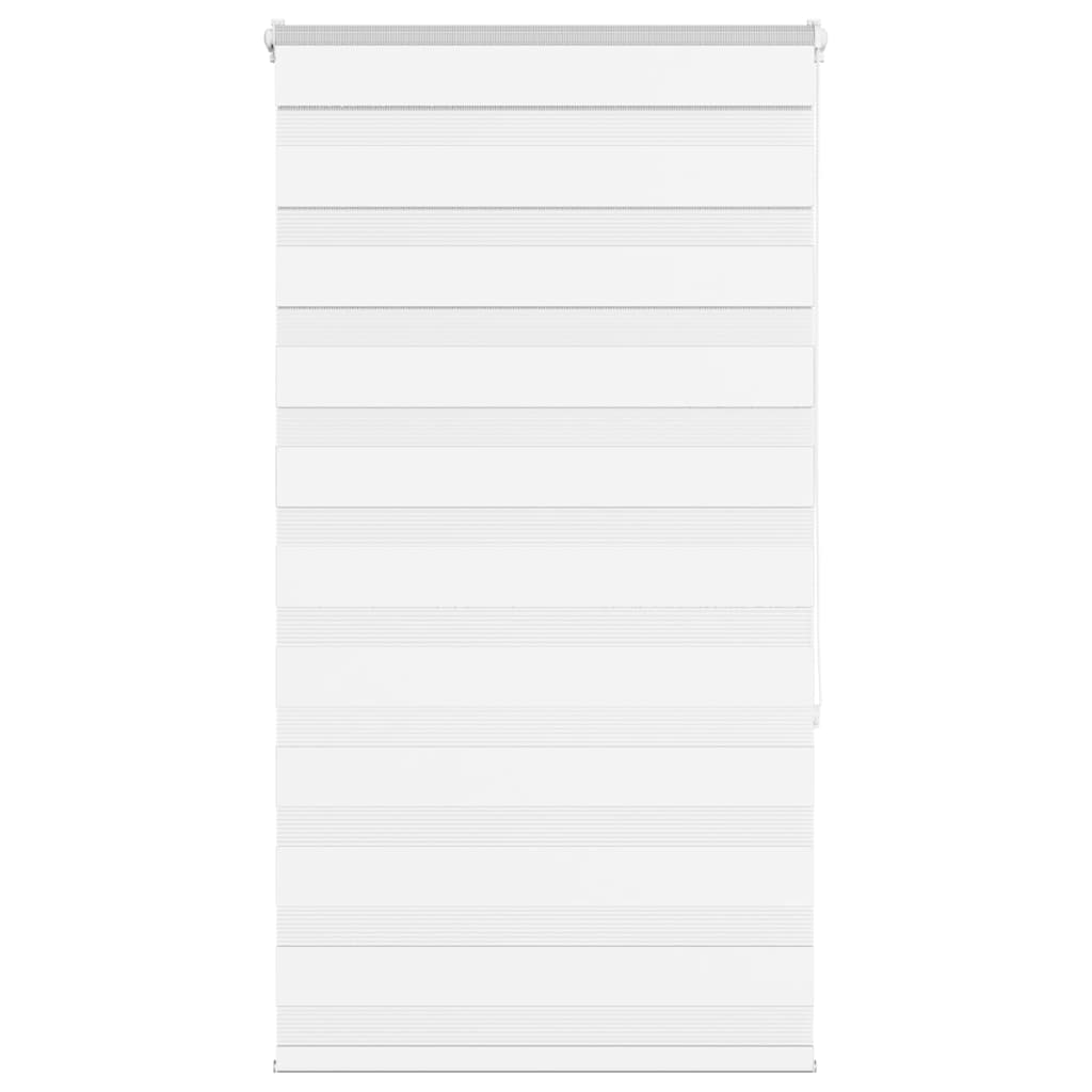 Vidaxl Zebra Roller Blind 90x150 cm Anipo de polvo de 85.9 cm de poliéster blanco