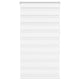 Vidaxl zebra rolgordijn 90x150 cm stofbreedte 85,9 cm polyester wit