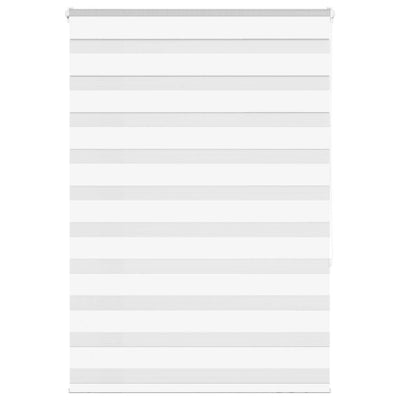 Vidaxl Zebra Roller Blind 95x150 CM Ancho de polvo de 90,9 cm de poliéster blanco