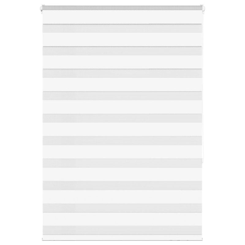 Vidaxl zebra rolgordijn 95x150 cm stofbreedte 90,9 cm polyester wit