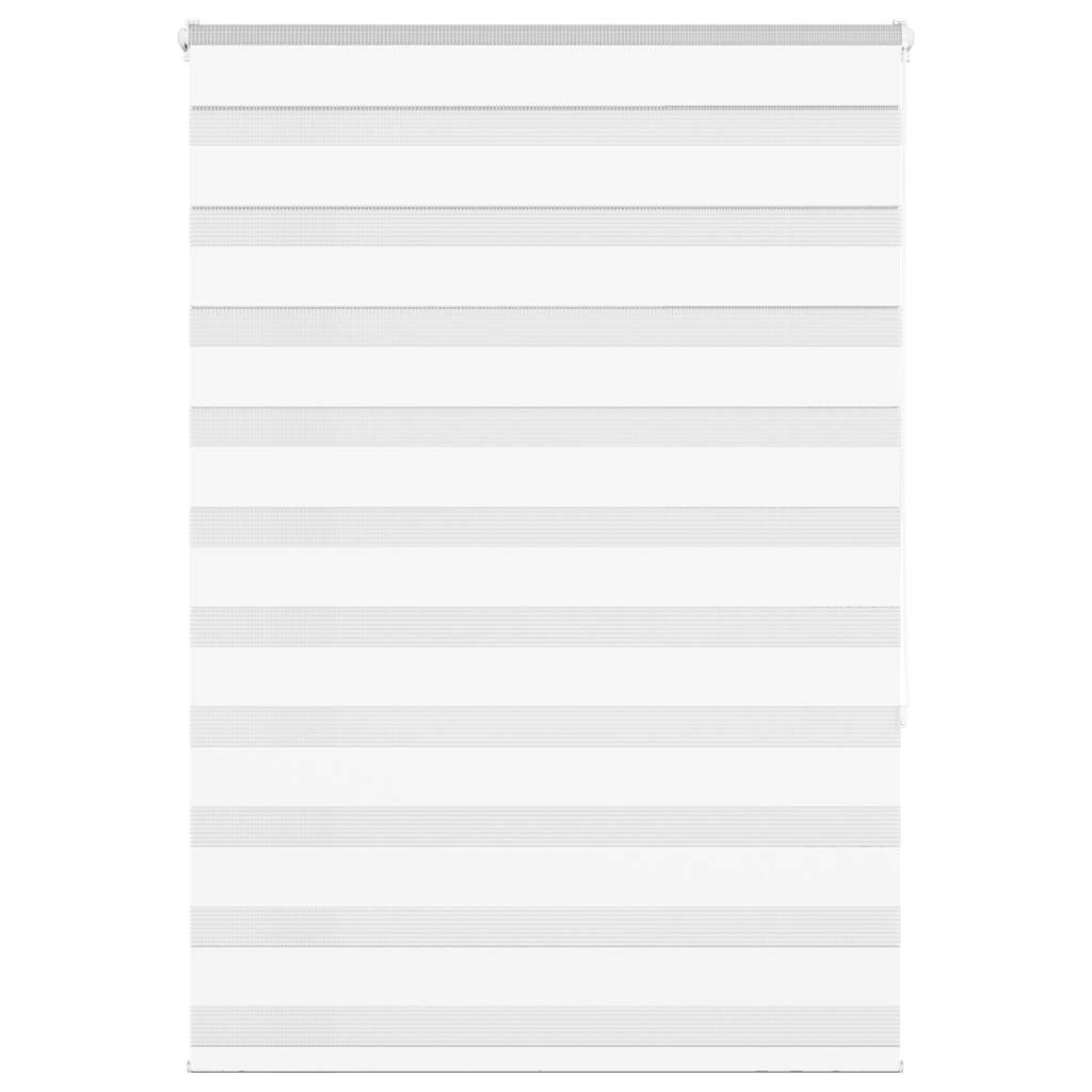 Vidaxl zebra rolgordijn 100x150 cm stofbreedte 95,9 cm polyester wit