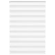 Vidaxl zebra rolgordijn 105x150 cm stofbreedte 100,9cm polyester wit