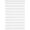 Vidaxl Zebra Roller Blind 110x150 cm Larghezza polvere 105,9 cm Polyester White