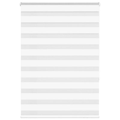 Vidaxl Zebra Roller Blind 110x150 cm Larghezza polvere 105,9 cm Polyester White
